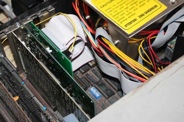 ISA Bus Sniffer in situ